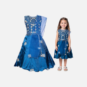 Lehenga Choli with Intricate Embroidery and Dupatta (2-3 Y)